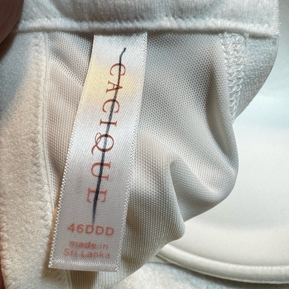 Cacique Cotton Boost Plunge Bra Size 46 DDD - Picture 6 of 7